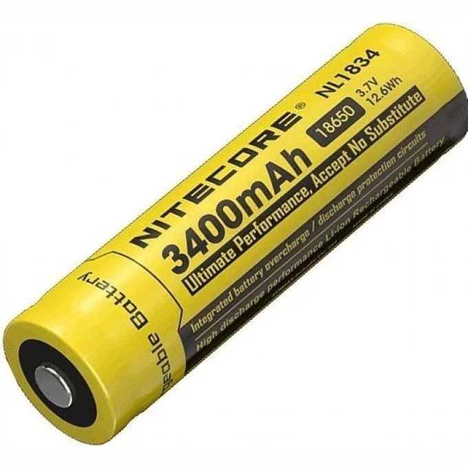 Аккумулятор NITECORE NL1834 18650 Li-ion 3400 мА·ч 10927